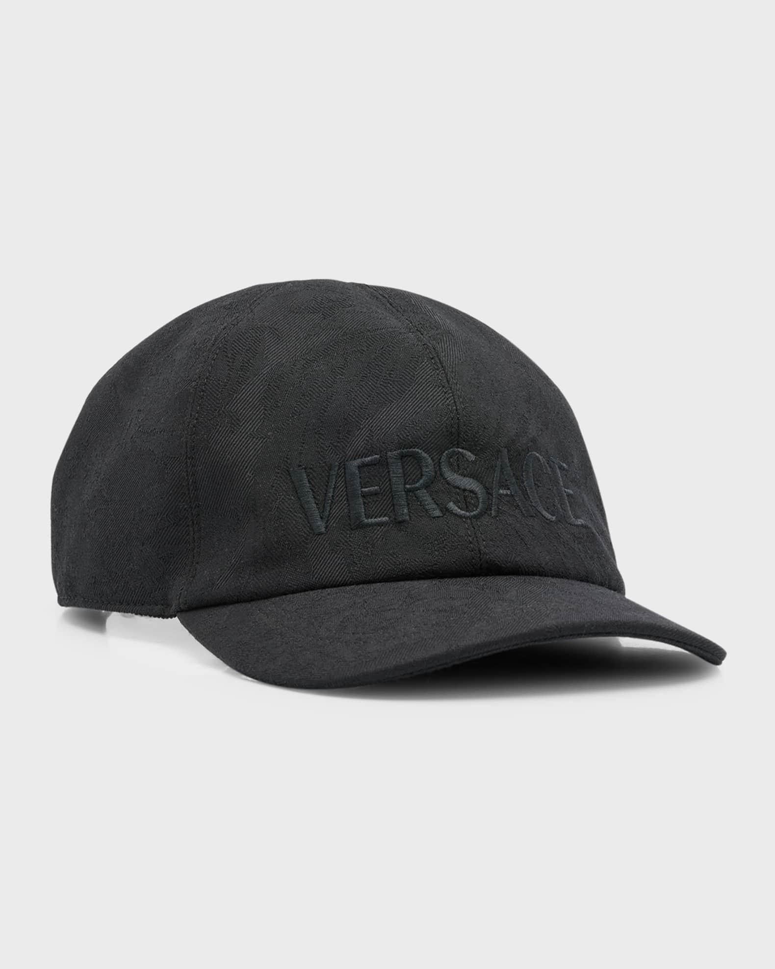 Men's Embroidered Logo Baroque Baseball Cap | Neiman Marcus