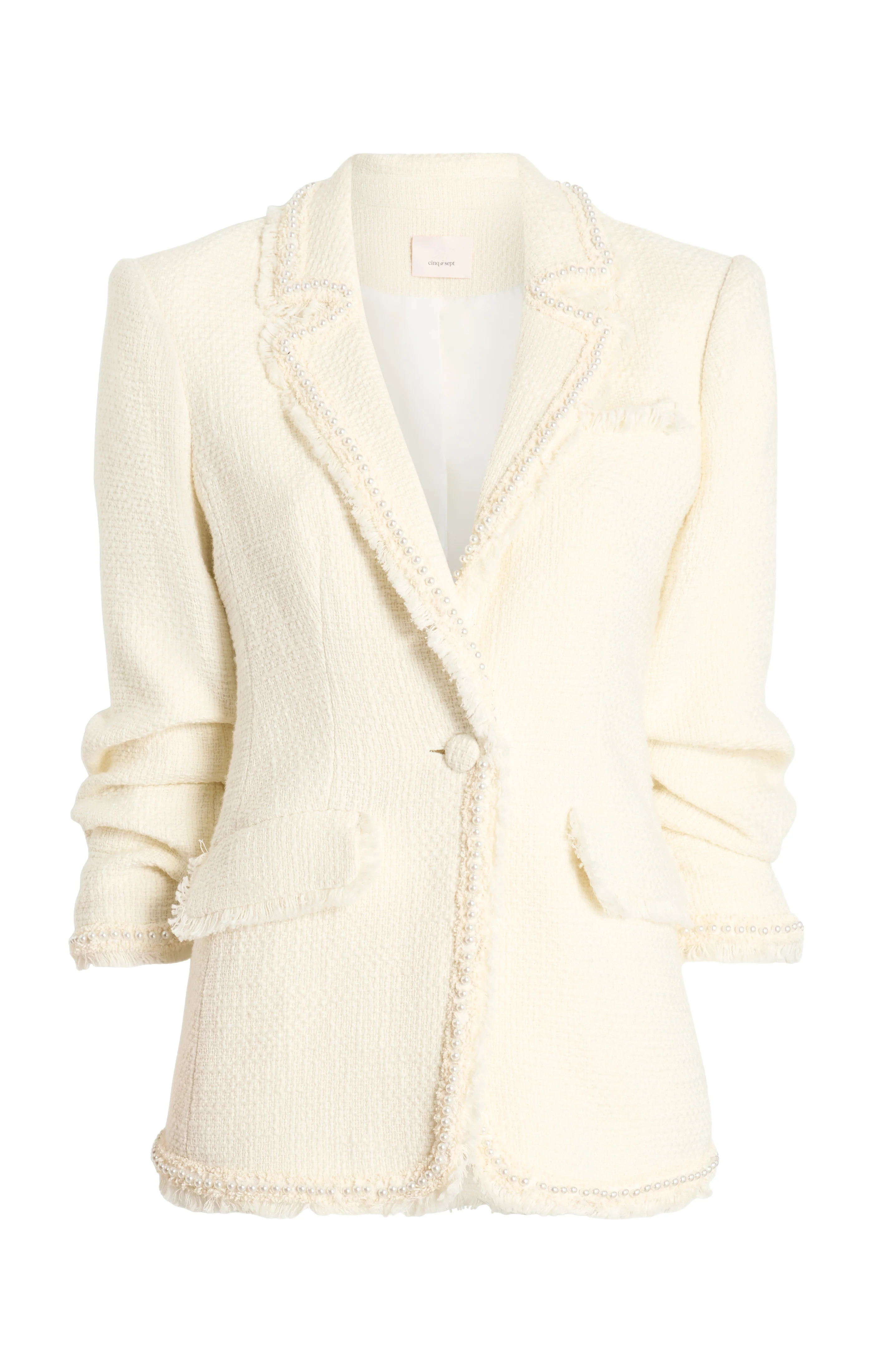 Pearl Boucle Khloe Blazer | Cinq à Sept