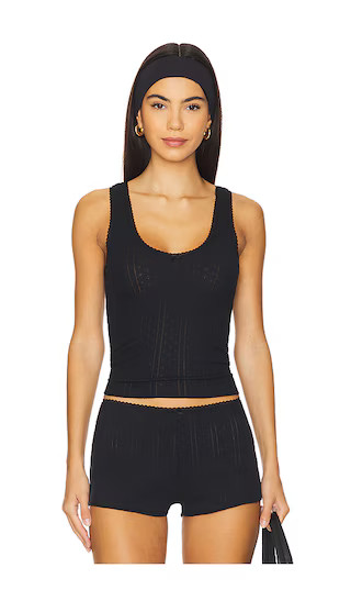 The Scoop Tank Top in Black | Revolve Clothing (Global)
