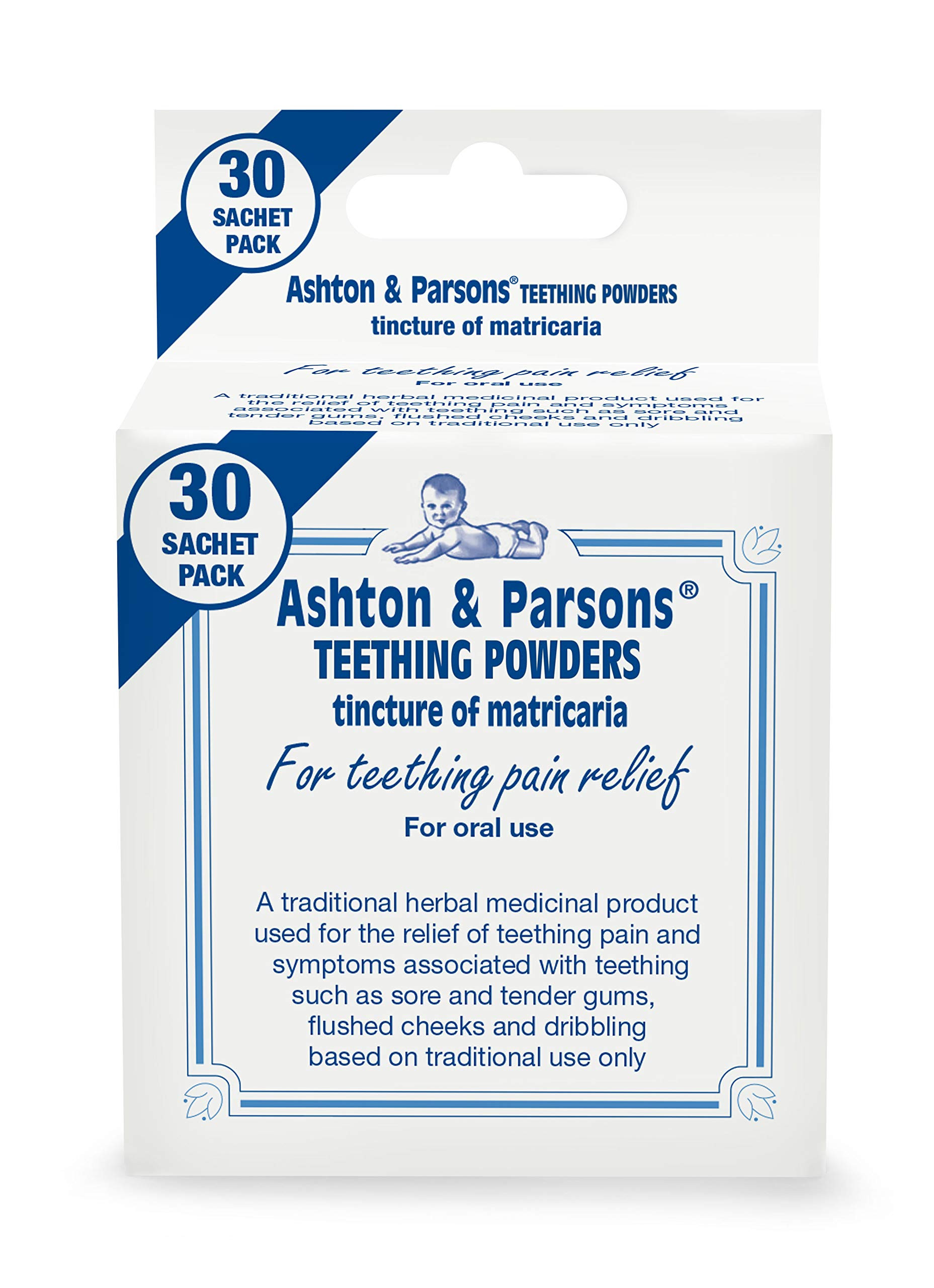 Ashton & Parsons Teething Powders, used to soothe teething pain and symptoms, for Babies From 3 M... | Amazon (UK)