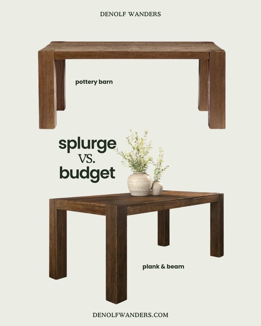 Splurge vs budget dining room tablee

#LTKHome