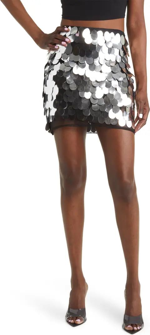 Topshop Sequin Disk Miniskirt | Nordstrom | Nordstrom