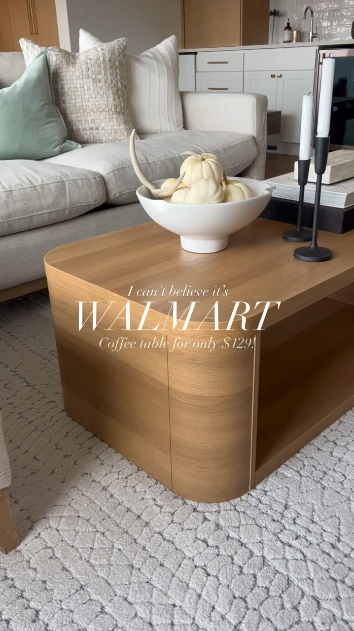 I Can’t Believe it’s Walmart 💙

Can you believe this wood coffee table from @walmart is only $129!? I absolutely love how expensive it looks and how it perfectly compliments my living room! 

Run don’t walk to grab yours before they sell out! 

#LTKSaleAlert #LTKVideo #LTKHome