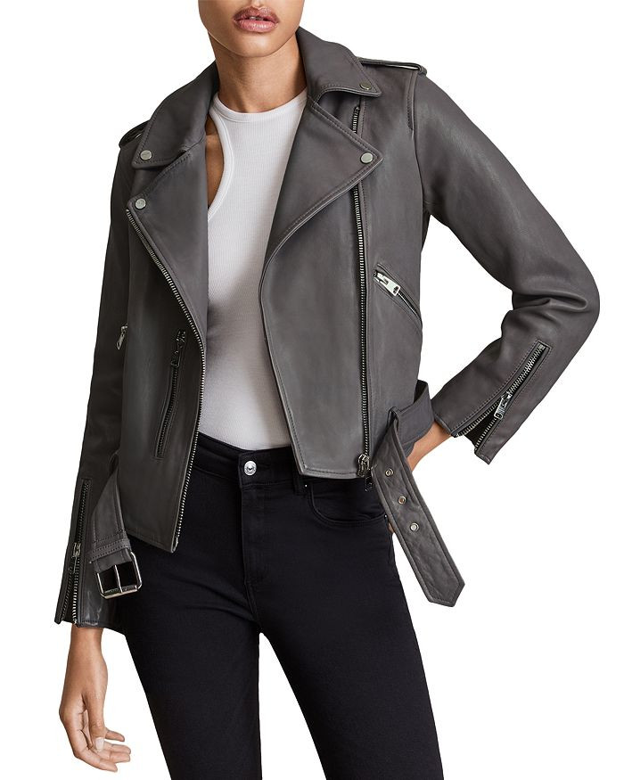 Balfern Leather Biker Jacket | Bloomingdale's (US)