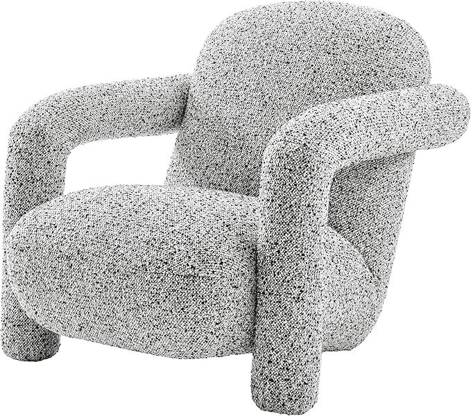 npd furniture and more Maverick Boucle Accent Arm Chair, Speckled White | Amazon (US)