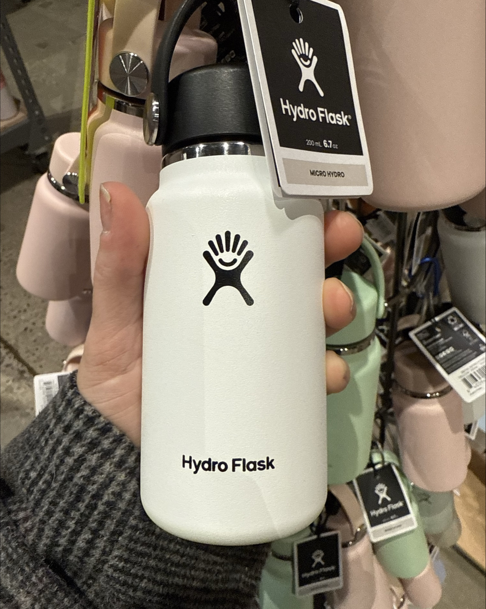 These mini hydroflasks are SO cute! 

Great for the holidays - the kids will love them because they’re 6.7 ( 6/7 👀😅😂)  Ounces 

#hydroflask #mini #waterbottle #gift #holidays 

#LTKTravel #LTKHoliday #LTKGiftGuide