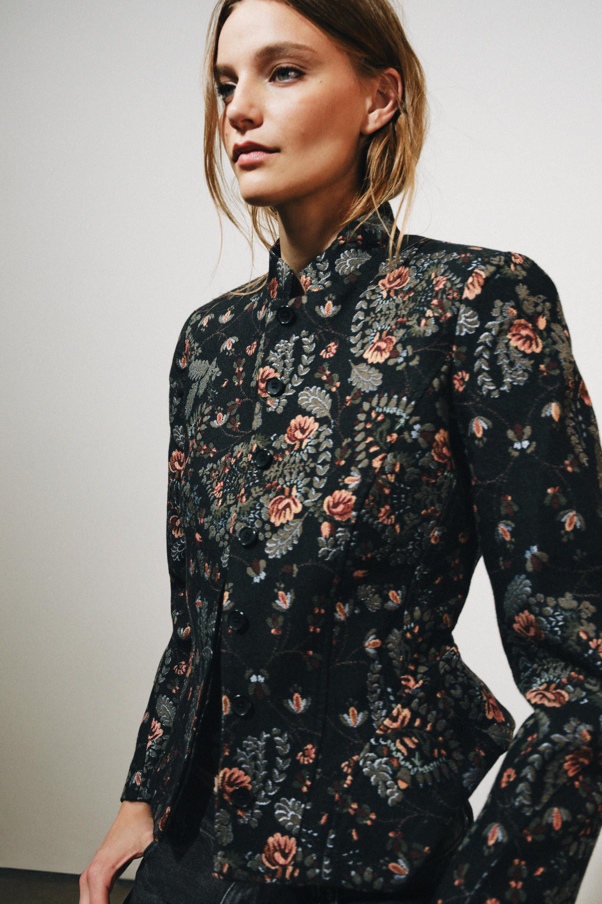 Zara - Zw Collection Peplum Jacket - Black - Xl - Woman | Zara US