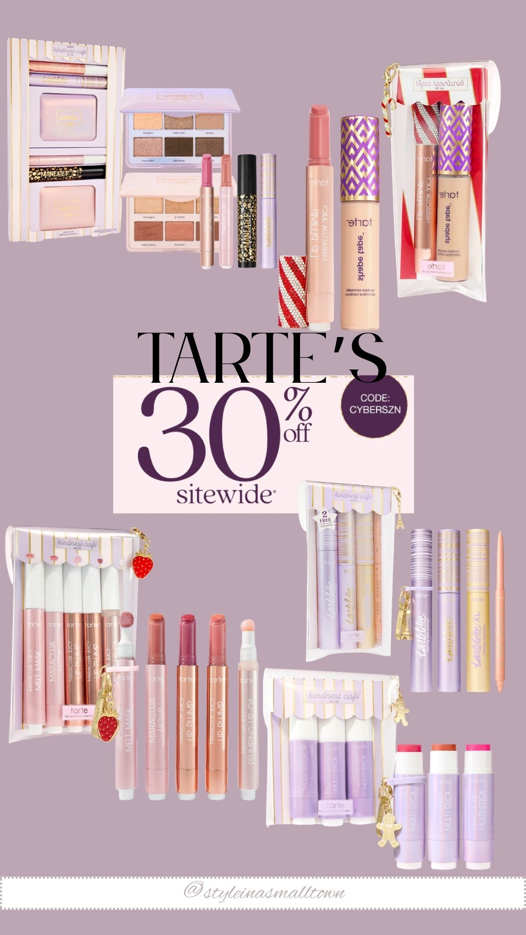 Tarte’s Black Friday deals on gift sets are here 🎁

Code: CYBERSZN for 30% off

Tarte Black Friday, Tarte Black Friday 2025, Tarte sale, Tarte deals, Tarte Cyber Week, Tarte Cyber Monday, Tarte holiday sale, Tarte makeup sale, Tarte promo code, Tarte discount, Black Friday makeup, Black Friday deals, Cyber Monday deals, holiday shopping, holiday beauty deals, beauty sale, makeup sale, cruelty-free makeup, beauty deals, makeup discounts, Tarte gift sets, makeup Black Friday deals, Tarte sitewide sale, Tarte holiday promo, and Tarte bestsellers on sale

#LTKSaleAlert #LTKCyberWeek #LTKGiftGuide