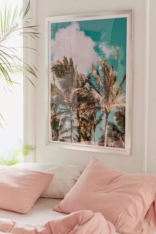 Leah Flores Palm Trees and Island Breeze Art Print | Urban Outfitters (US and RoW)