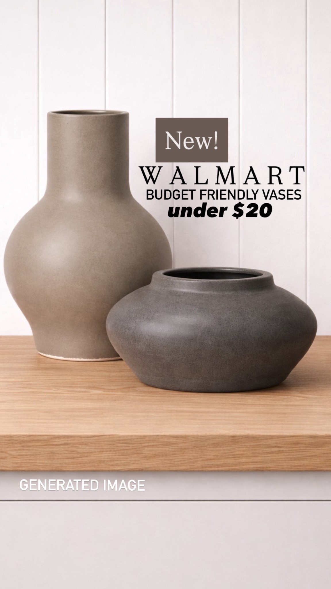 Neutral Walmart vases under $20 🤎
These modern ceramic vases look so high-end but are totally budget-friendly. Perfect for shelves, coffee tables, consoles, or styled empty for a minimal look. Such an easy Walmart home decor win!

✨ Affordable home decor
✨ Neutral modern vases
✨ Budget-friendly finds
✨ Walmart decor finds
✨ Designer look for less
✨ Minimalist + organic style

Tap to shop these under-$20 vases before they sell out 🛒

#LTKSaleAlert #LTKHome