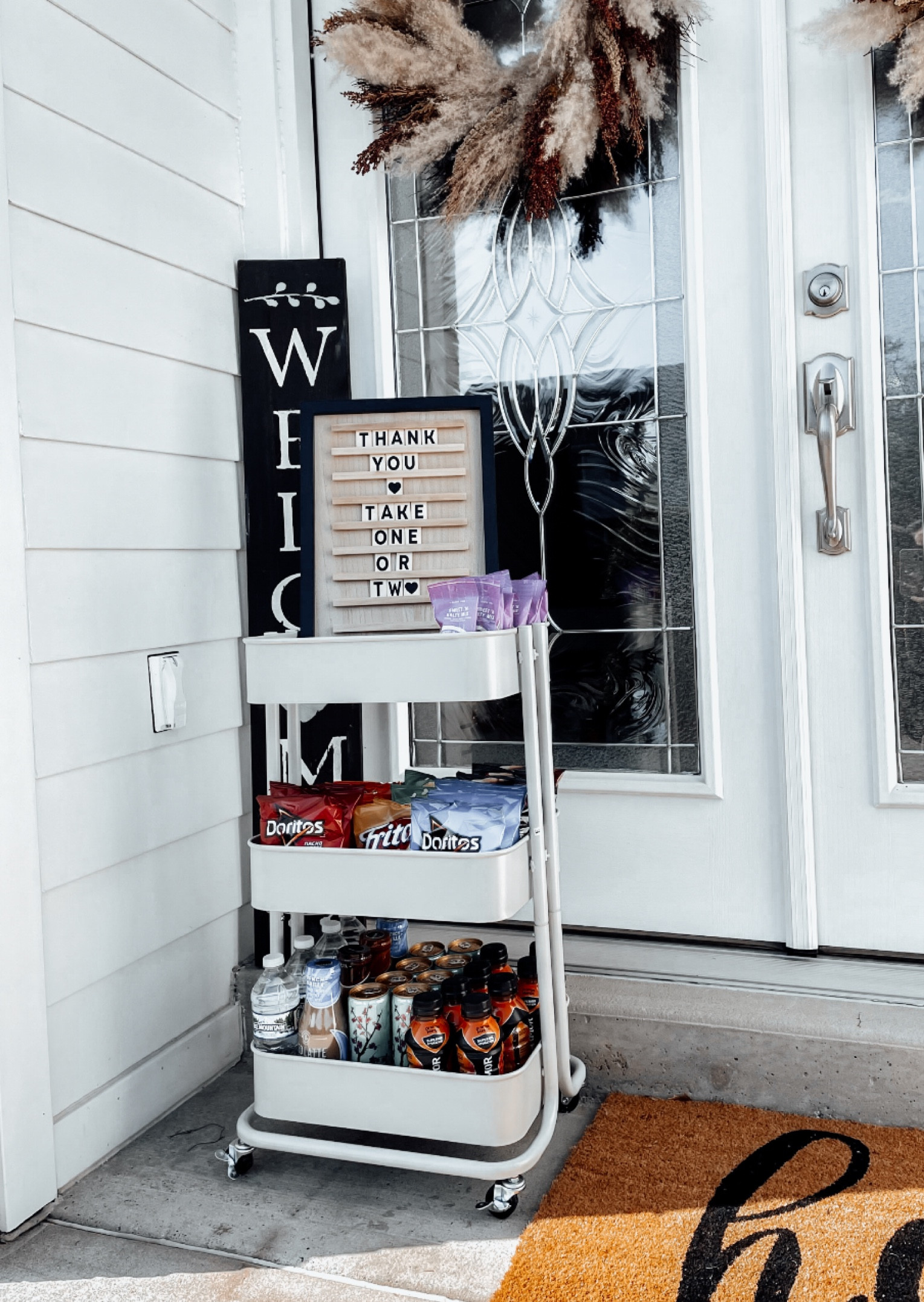 The perfect (& affordable) snack cart for this holiday season! 📦🤍

I wasn’t able to like mine, but here’s a comparable style  

#LTKunder50 #LTKSeasonal #LTKhome