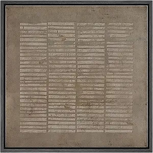 SIGNWIN Framed Canvas Print Wall Art Geometric Minimal Retro Line Pattern Abstract Shapes Illustr... | Amazon (US)