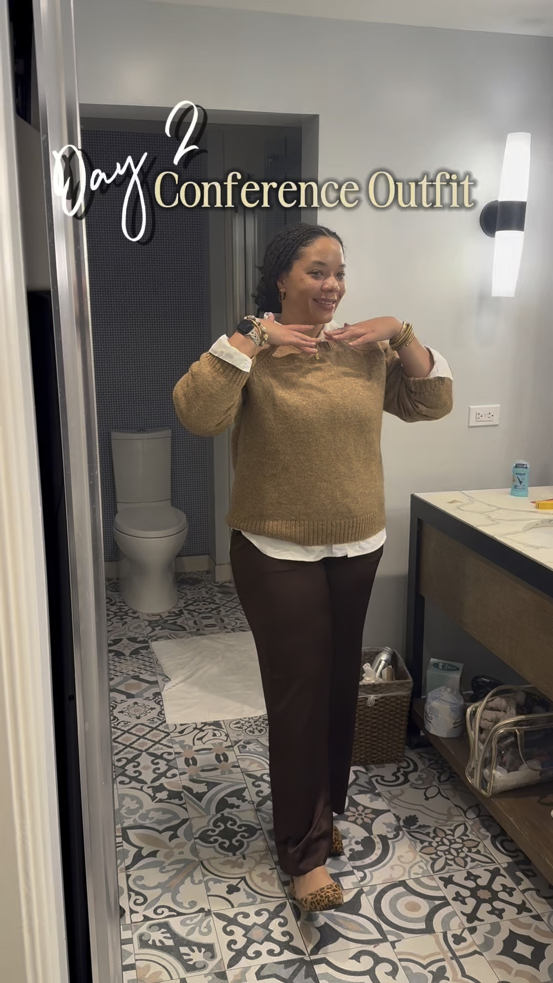 I loved this shades of brown combo with a little added animal print! These pants are super comfy & the sweater is sooo soft. I’ll definitely be repeating this one! 

#LTKPlusSize #LTKWorkwear #LTKStyleTip