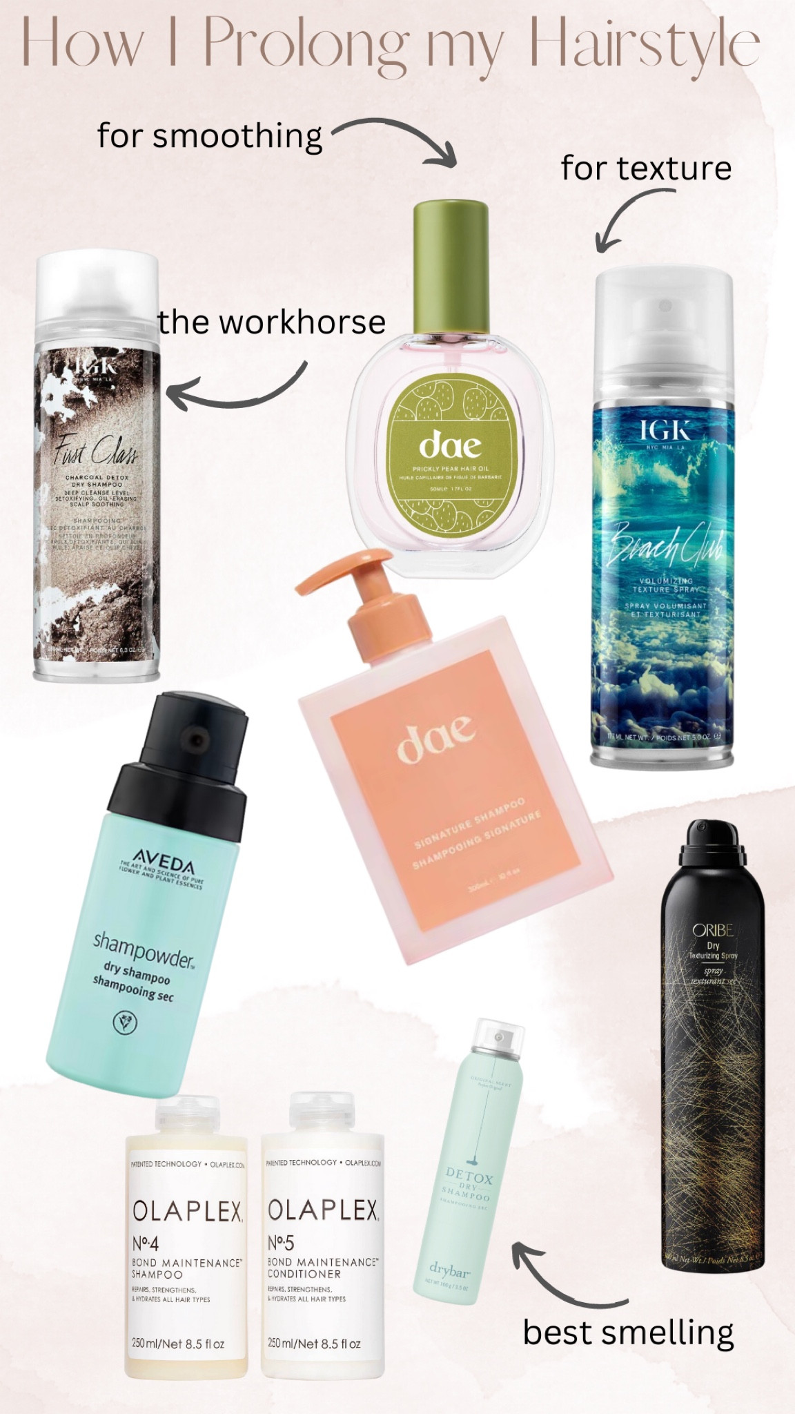 The GOATS of my hair cupboard! Gets my hair going from day 1 through day 6 without washing! 

#LTKtravel #LTKstyletip #LTKunder50