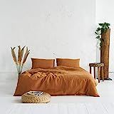 Linen Duvet Cover In Cinnamon - Queen Size (90 x 88") | Amazon (US)
