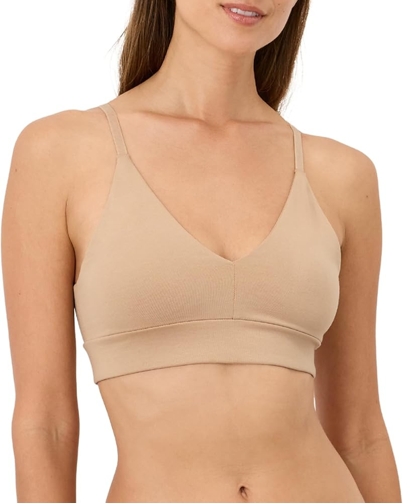 Pact Organic Cotton Women's Classic T-Shirt Bralette Underwear | Amazon (US)
