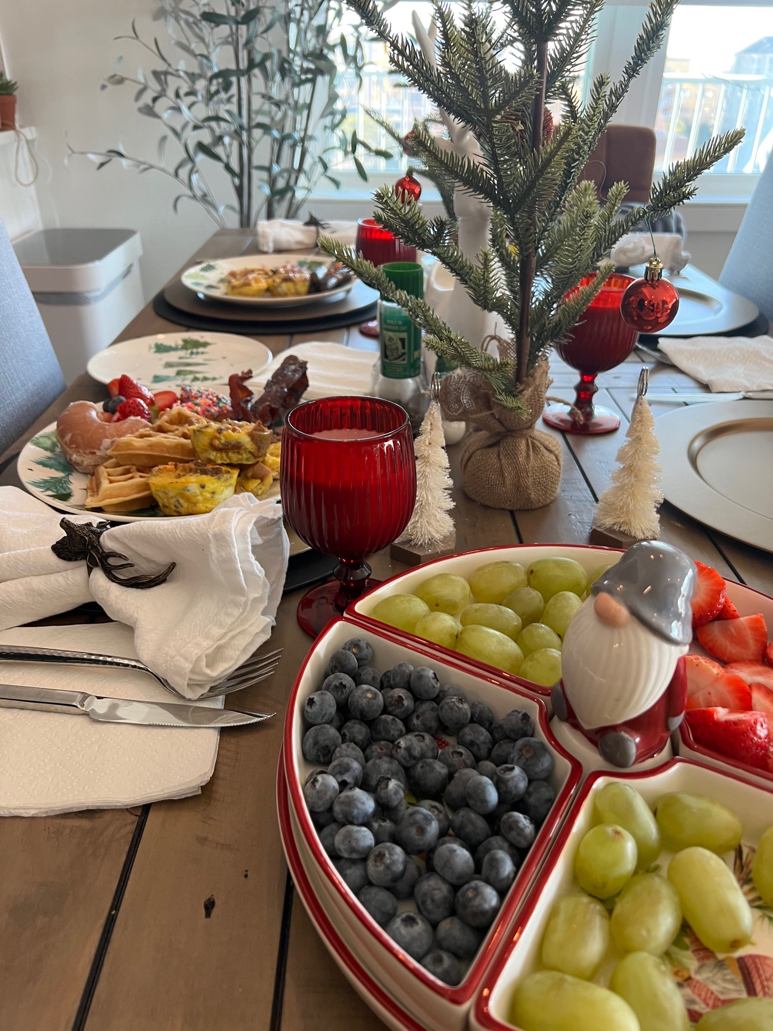 Pottery barn table setting, Christmas platters, holiday serving dishes, red glasses, holiday hosting, holiday hosting essentials, home decor 

#LTKhome #LTKHoliday #LTKparties