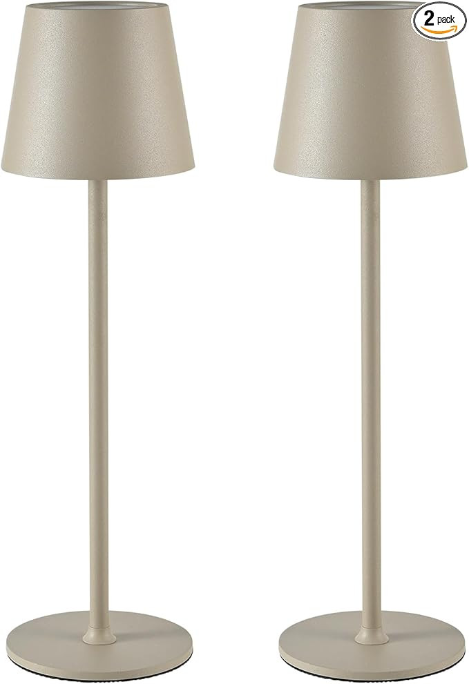 BGFHome Cordless Table Lamp LED Desk lamp,5000mAh Rechargeable Touch Night Light Wireless Minimal... | Amazon (US)