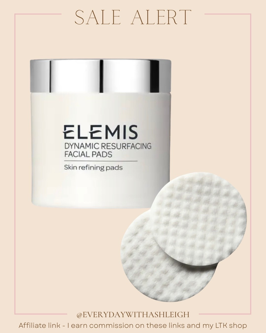 An awesome one day deal from Jen Reed @thesisterstudioig! 50% off the Elemis Resurfacing products. I love their peel pads and a perfect time to stock up or try them out while they are on sale. Use code : JENREED 

#LTKBeauty #LTKSaleAlert #LTKselfcare