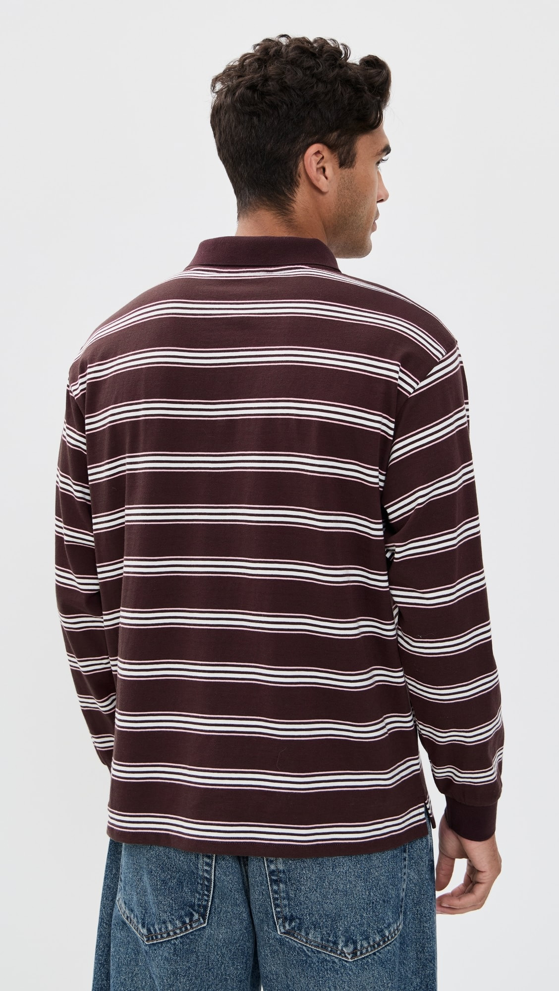 Unisex Multi Stripe Collared T-Shirt | Shopbop