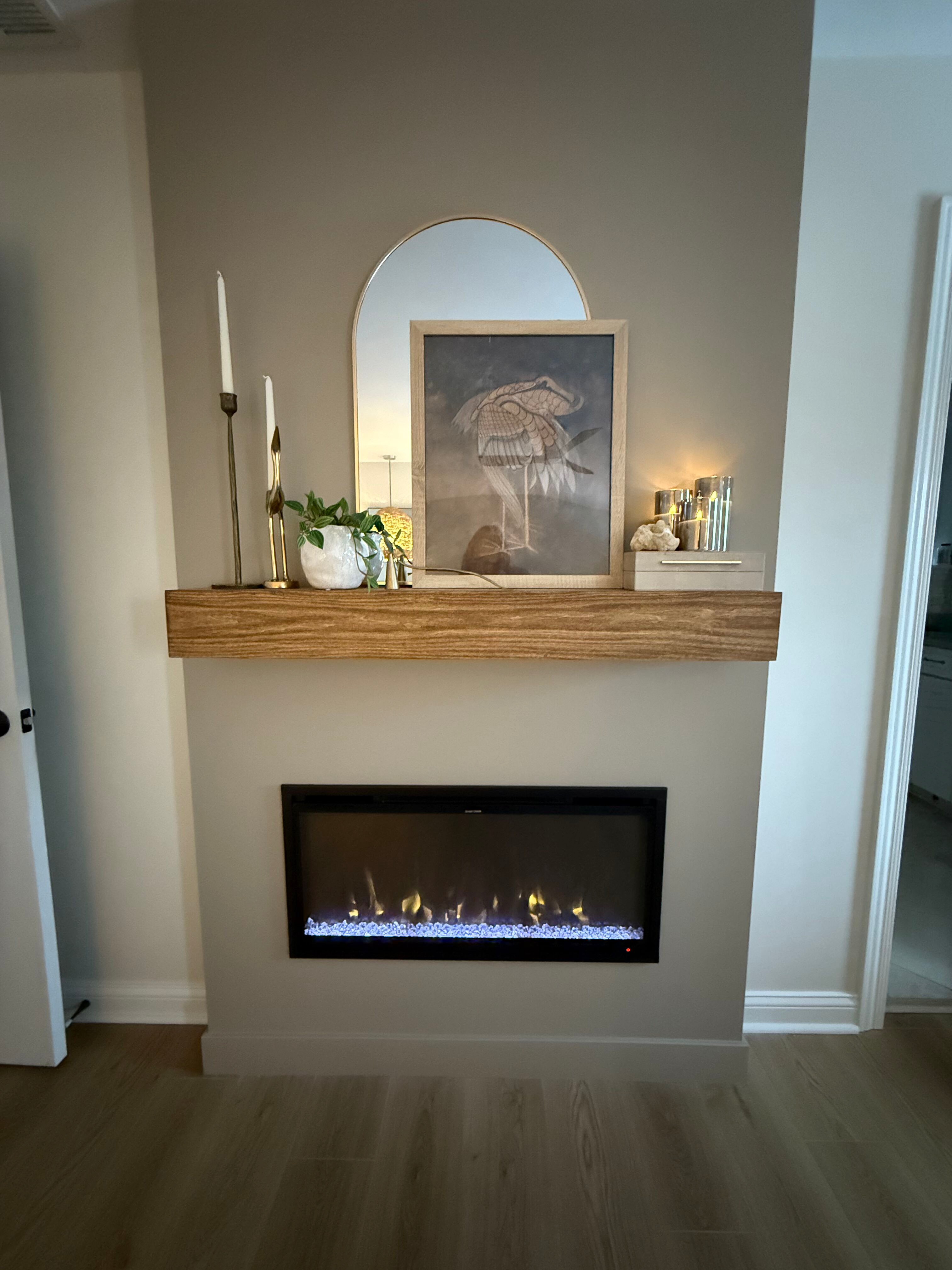 Modern Fireplace Decor 

 #LTKMostLoved #LTKHome