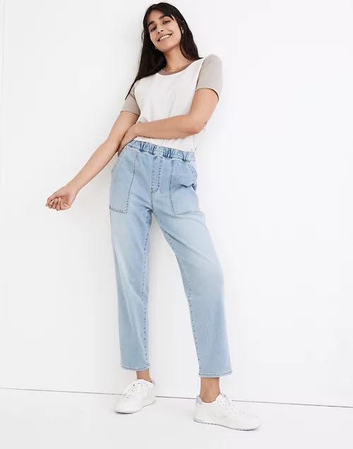 Pull-On Relaxed Jeans in Bellview Wash | Madewell