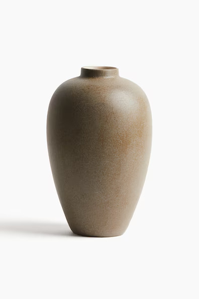 H & M - Grand vase en grès cérame - Beige | H&M (FR, IT, ES, PT, BE)