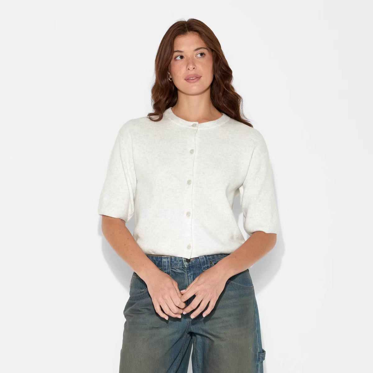 Women's Crewneck Cardigan - Wild Fable™ | Target