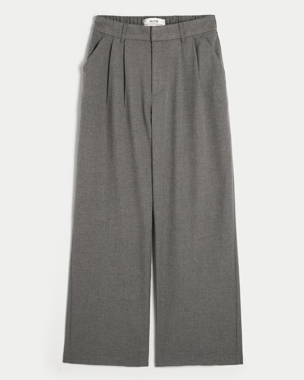 Hollister Livvy Ultra High-Rise Wide-Leg Pants | Hollister (US)