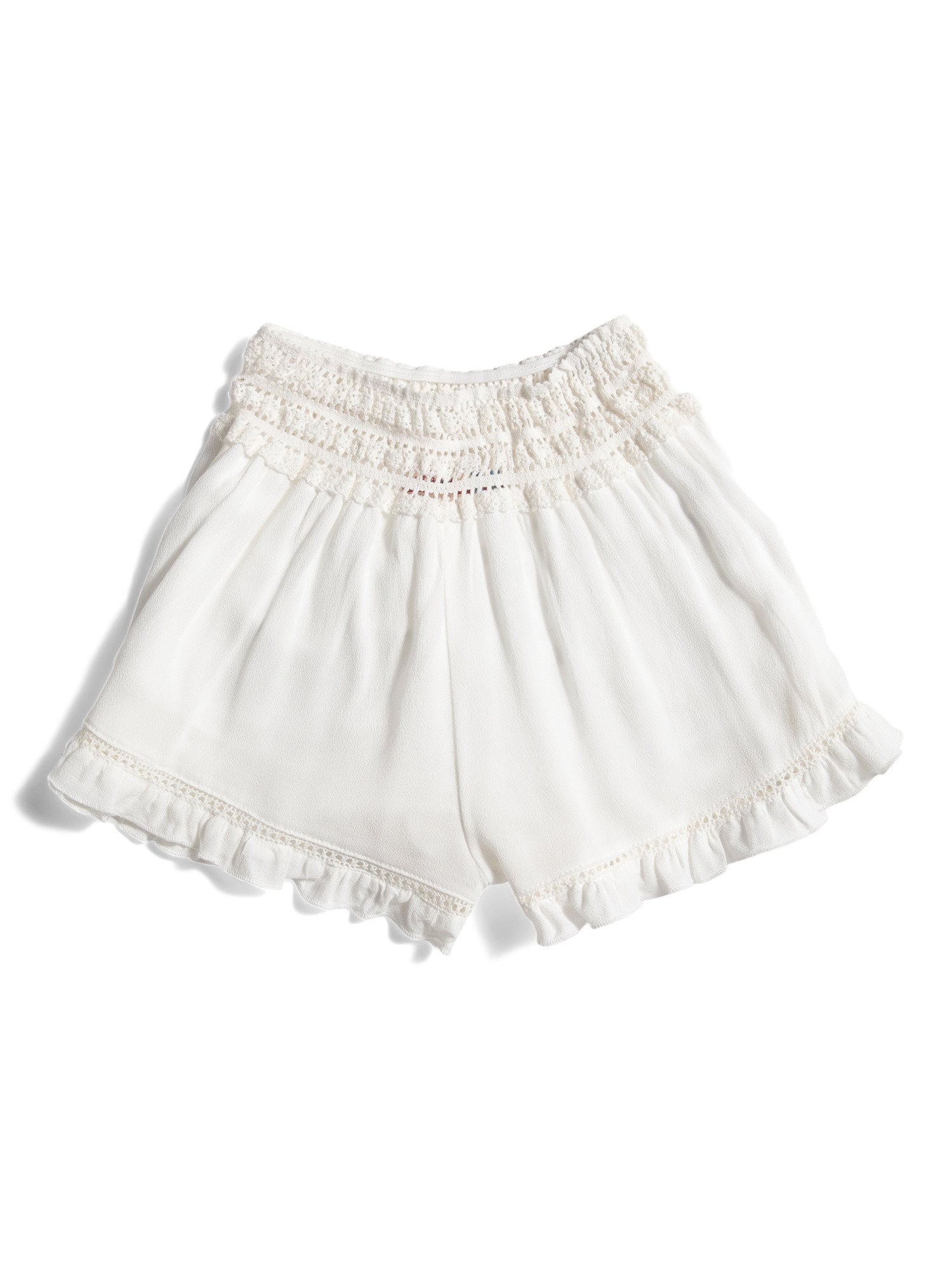 Big Girls Crochet Trim Shorts | Girls Bottoms | Marshalls | Marshalls