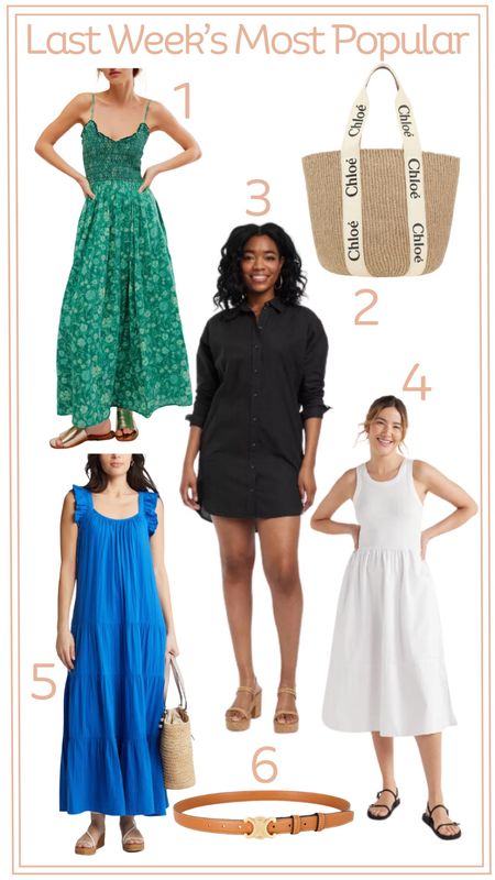 This week’s most popular products including a bunch of dresses for spring and summer in new colors!! And my Chloe bag always makes the list- still on sale! Walmart dress, Target dress, Nordstrom dresses, Memorial Day dress, Fourth of July dress 

#LTKfindsunder50 #LTKstyletip #LTKfindsunder100
