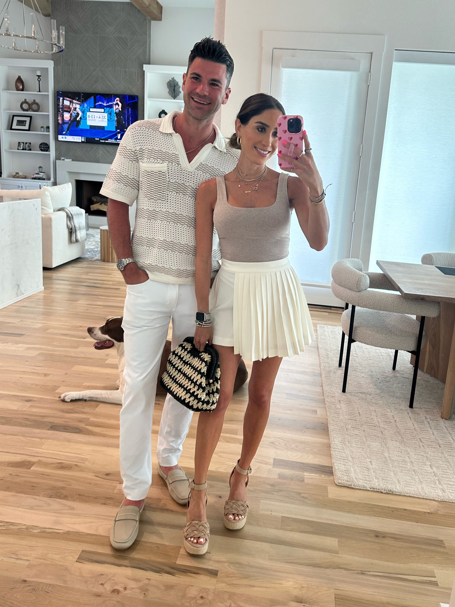 Ivory pleated skirt smallest size wedges size 7 men’s polo size medium 

#LTKSeasonal #LTKFindsUnder100 #LTKFindsUnder50