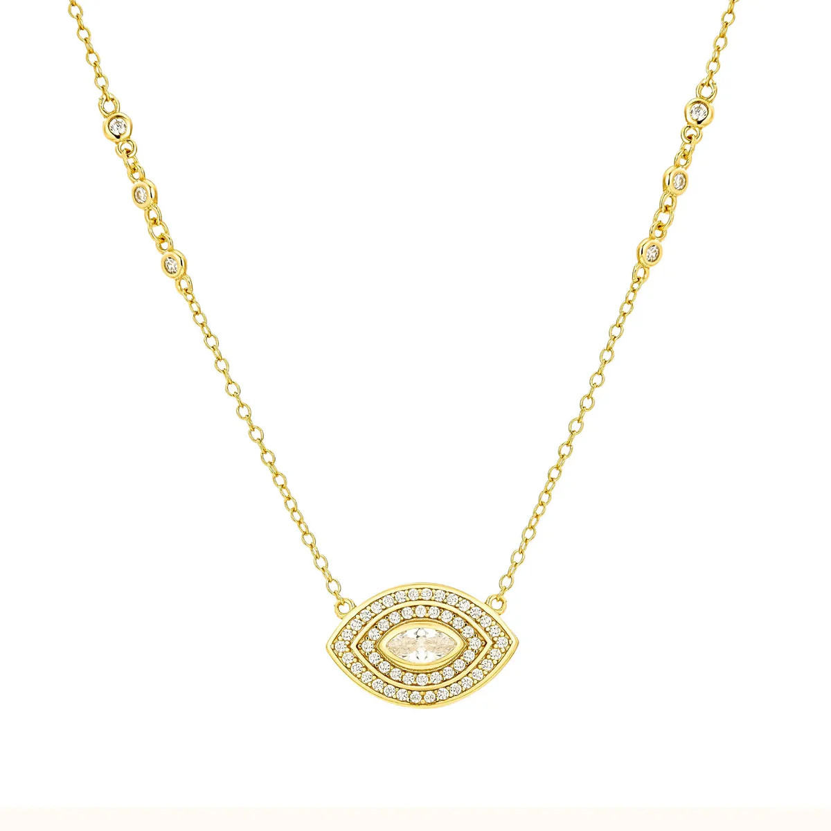 Sivan Evil Eye Necklace - Ahava J | Ahava Jewels