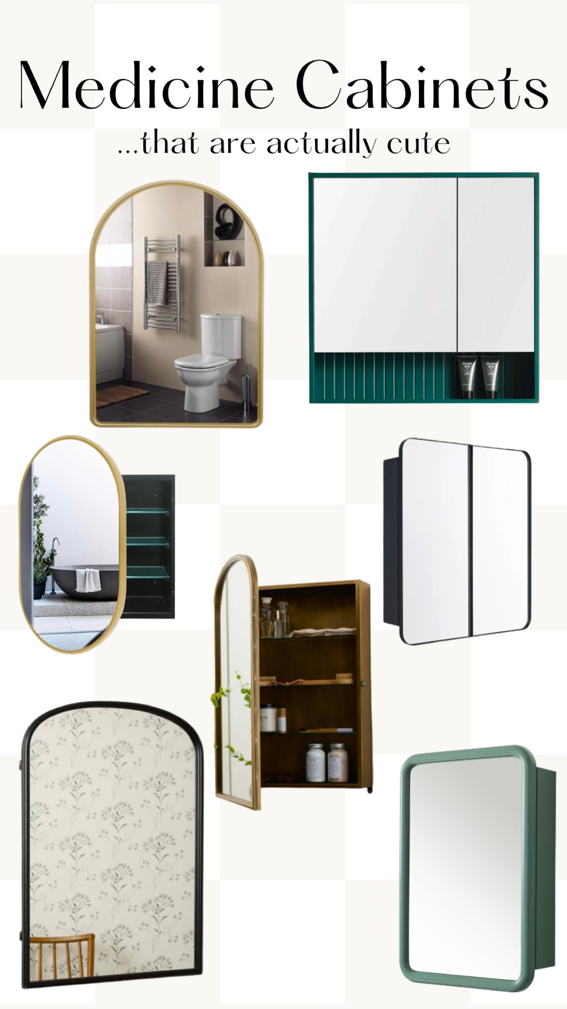 I’m working on a bathroom remodel currently and one of the things my bathroom lacks is storage space. So I spent hours digging around online to find medicine cabinets that are actually cute because I was shocked to find so many ugly basic ones…no wonder medicine cabinets have gone out of style 🫣🏡

#LTKhome #LTKsalealert #LTKstyletip