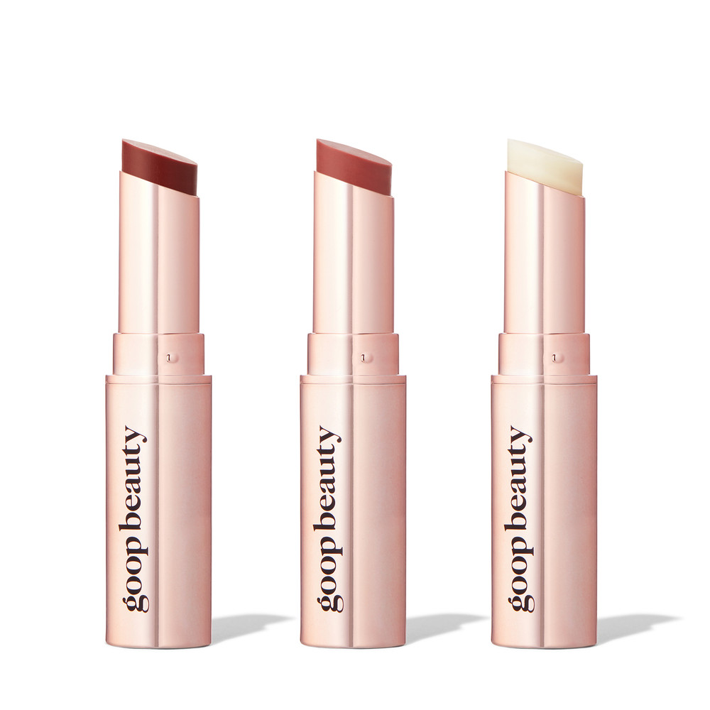 goop Beauty GOOPGENES Clean Nourishing Lip Balm Trio | goop | goop