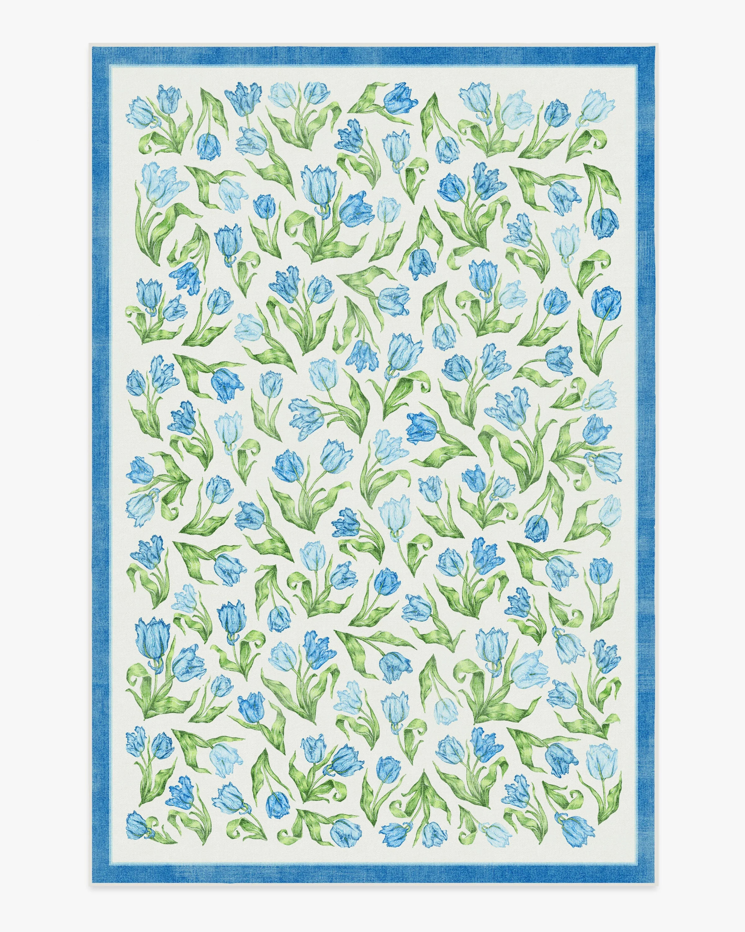 Garden Party Blue Flatwoven Rug | Ruggable