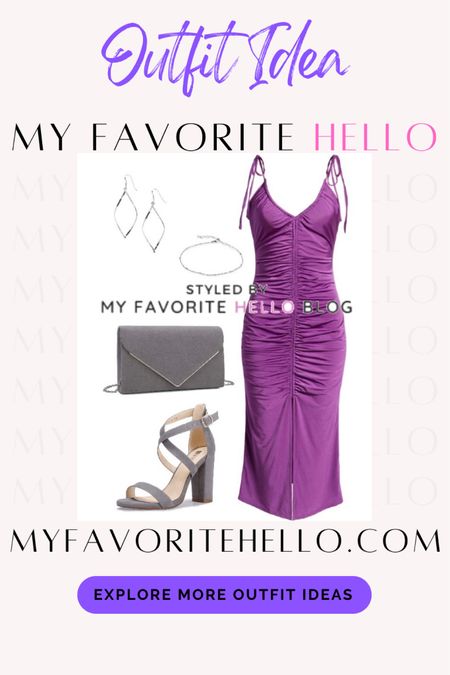 Purple prom dress outfit 

#LTKfindsunder50 #LTKparties #LTKfindsunder100