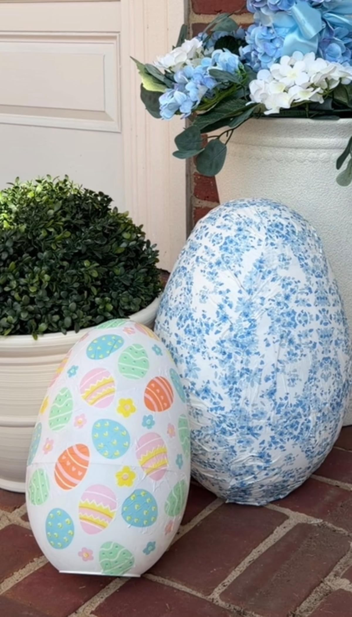 Way To Happiness Jumbo 16 inch Giant Clear Fillable Plastic Easter Egg, Great for Decor and Baskets (Pack of 1) | Amazon (US)