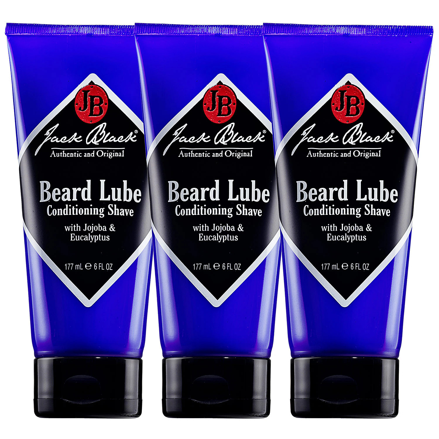Jack Black Beard Lube Conditioning Shave - 3 Pack 3 x 6 oz/3 x 177 mL | Sephora (US)