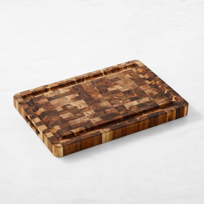 Williams Sonoma Acacia Endgrain Board | Williams-Sonoma
