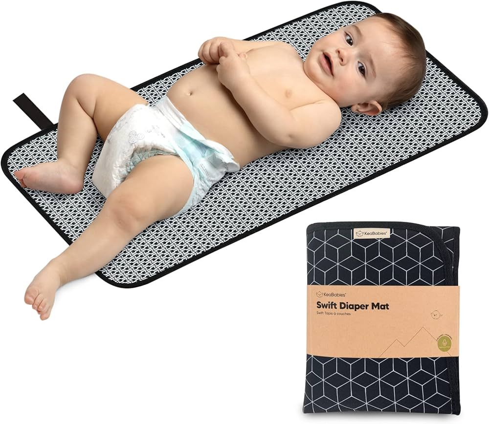 Portable Diaper Changing Pad - Waterproof Foldable Baby Changing Mat - Travel Diaper Change Mat -... | Amazon (US)