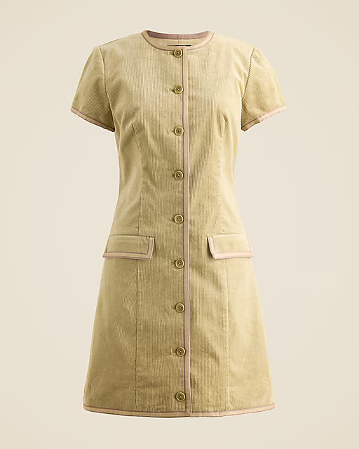 Parc dress in stretch corduroy | J. Crew US