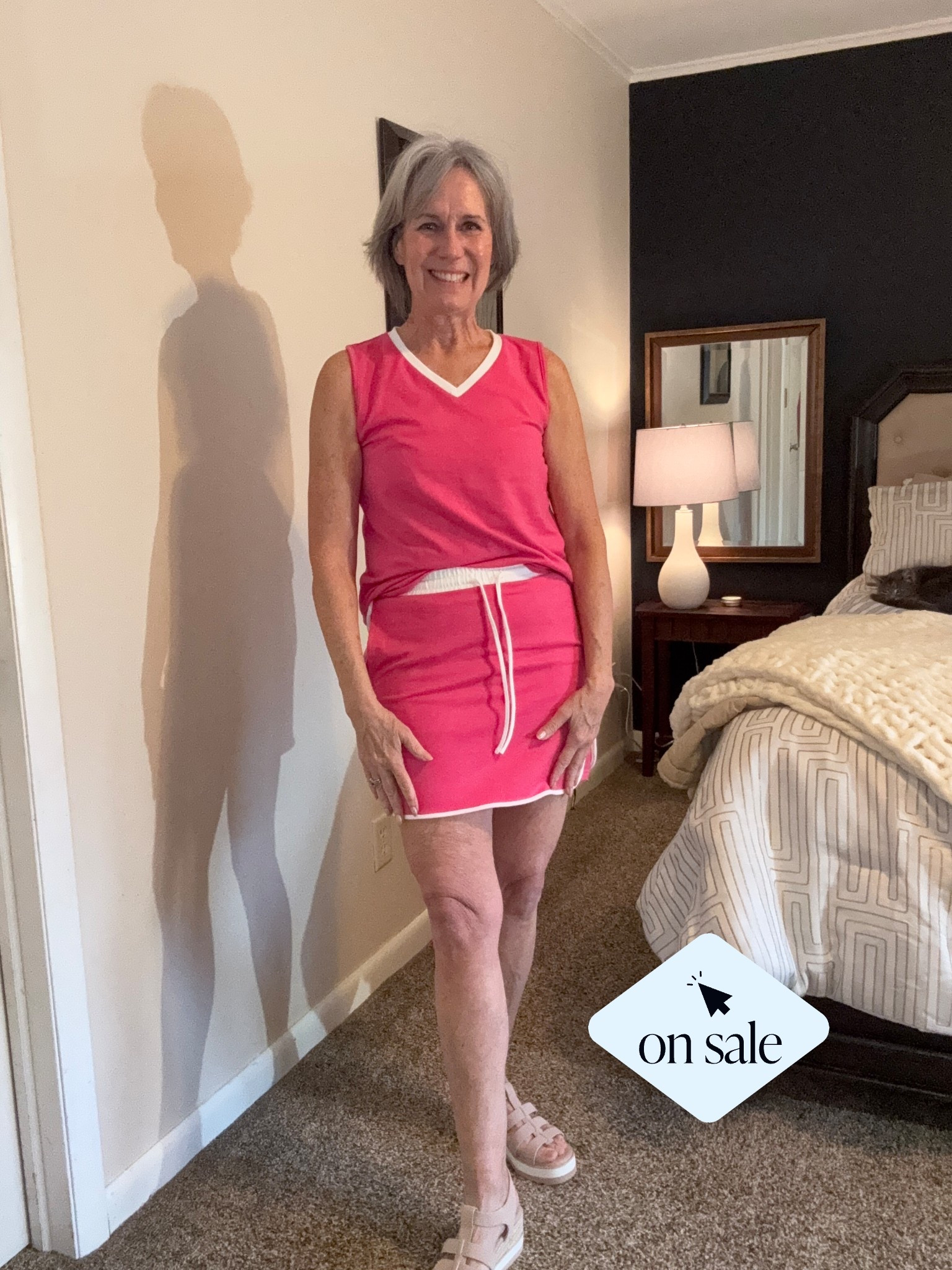 ‼️ SALE ALERT ‼️ 50% off these 2 piece skort sets. I am wearing a small but could size up for a looser fit. The material is super soft. There is white piping on the sides of the skort which looks really nice. I tagged a few colors for you. 

#ootd #ootdstyle #outfitinspo #outfitideas #whatiwore #styleinspo #fashioninspo #dailyoutfits #casualchic #effortlessstyle #classicstyle #streetstyle
#neutralstyle #elevatedbasics #springoutfits #springstyle 
#howtostyle #styletips #wearitloveit
#over40style #midlifestyleblogger



#LTKOver40 #LTKActive #LTKSeasonal
