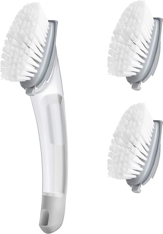 Dish Brush with Soap Dispenser for Dishes Kitchen Sink Pot Pan Scrubbing | Amazon (US)