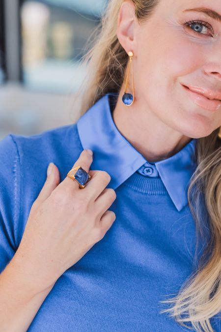 These chic cobalt blue jewelry pieces by Dean Davidson are super modern and beautiful… and majorly on-trend!

Both of these pieces would make for amazing gifts as well. 

~Erin xo 

#LTKHoliday #LTKSeasonal #LTKstyletip