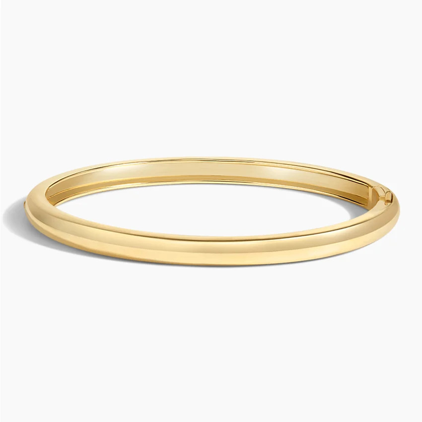 Tube Bangle Bracelet in 14K Yellow Gold | Brilliant Earth