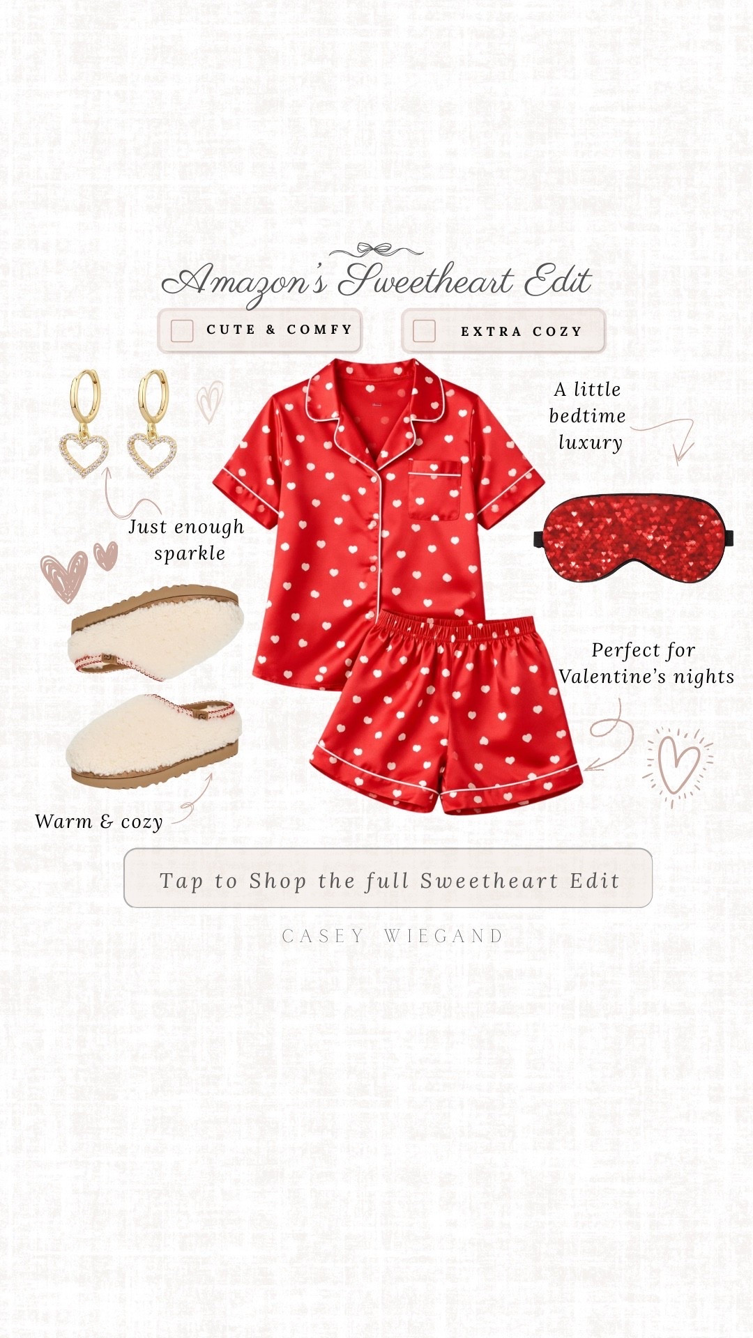 Feeling extra cozy and stylish with these Valentine's pajamas! Perfect for cozy nights in. #ValentinesDayLook

#LTKgrwm #LTKootd #LTKHoliday