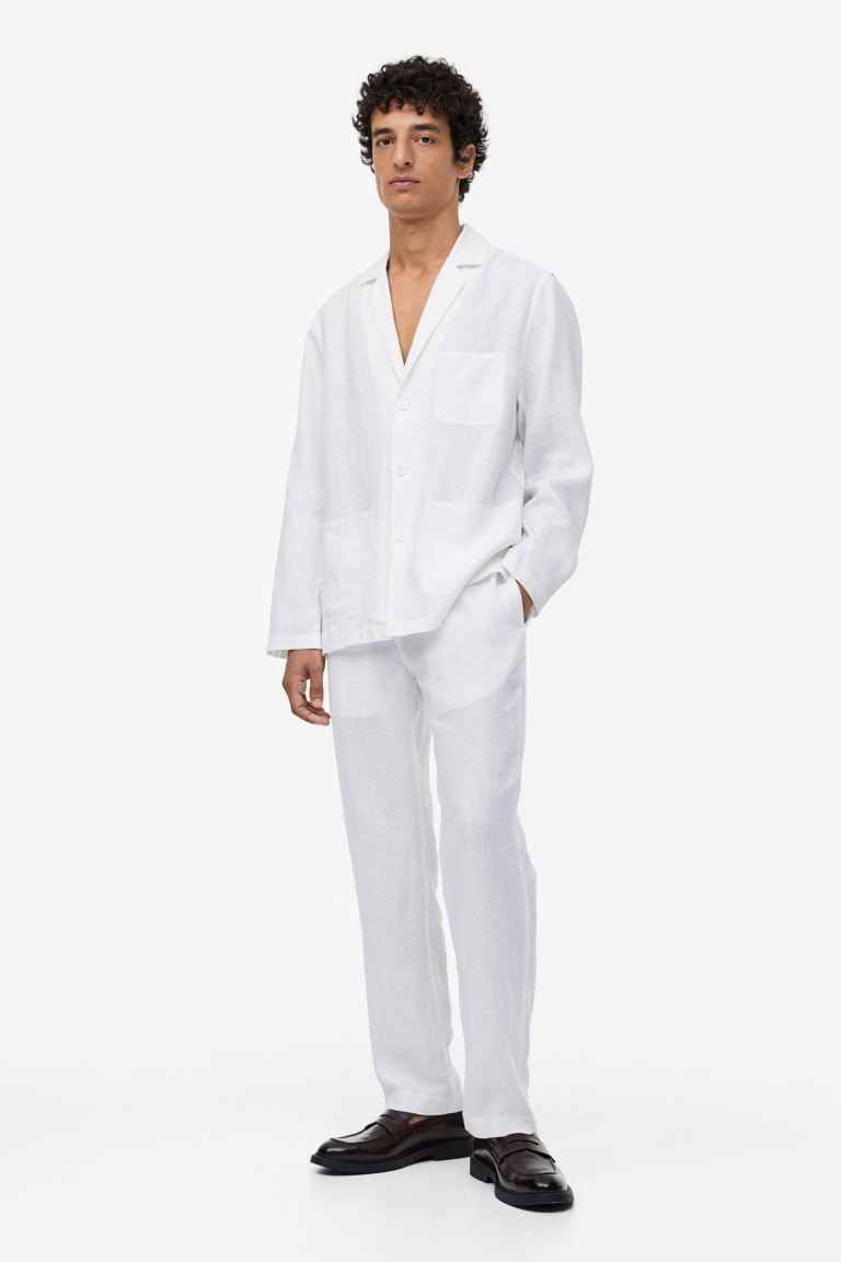 Regular Fit Linen Pants | H&M (US + CA)