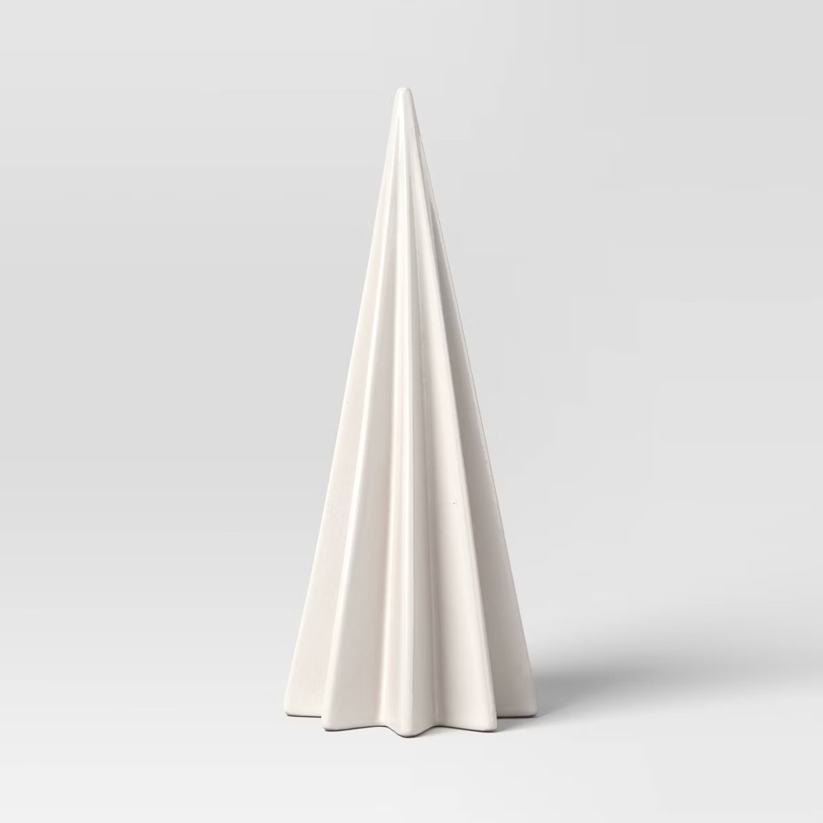 Large Faceted Ceramic Christmas Tree White - Threshold™ | Target