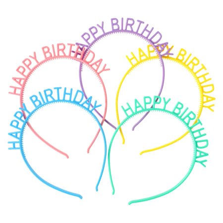 Happy Birthday Headband 5-Pack | Five Below